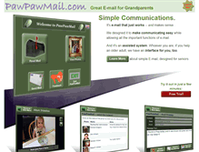 Tablet Screenshot of pawpawmail.com